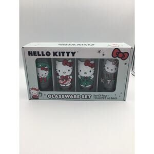 Hello Kitty Limited Time Glassware Christmas/Holiday Special 10oz ~NEW~